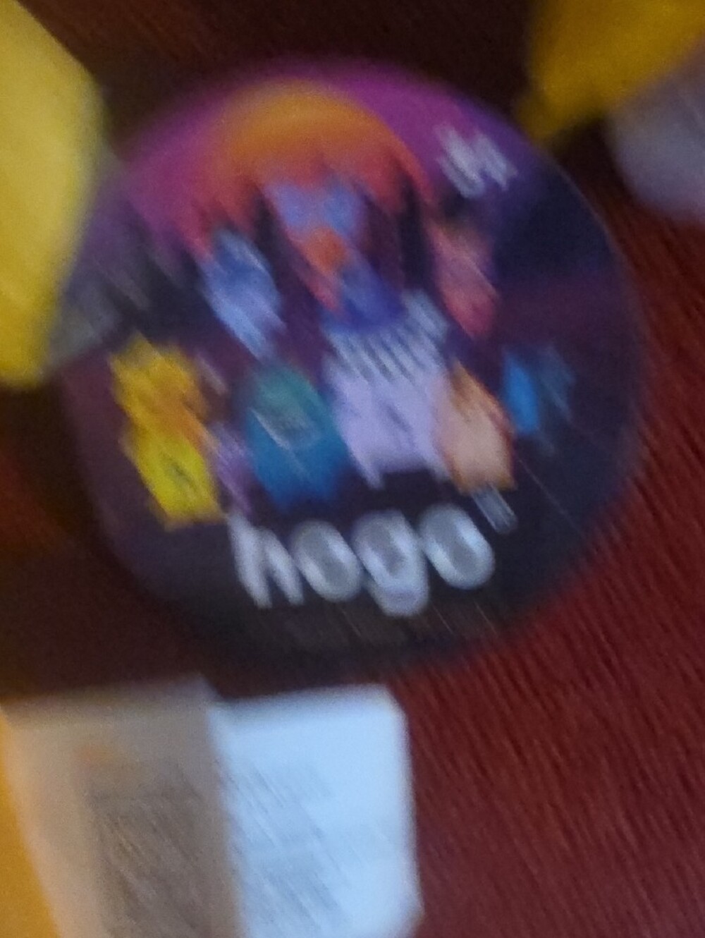 Hogo  Yellow Plush Lion Favor with Purple 'h' Accent - Picture 8 of 11